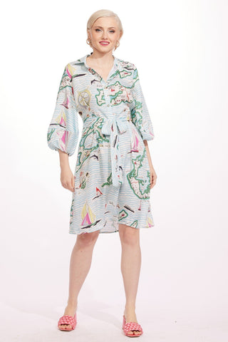 Harper Dress - Sailboats