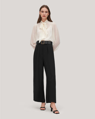 Heavy Crepe Silk Iris Pant