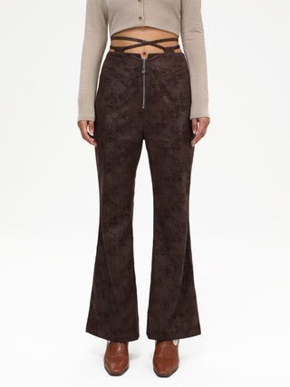 Icon Belted Flare Trousers