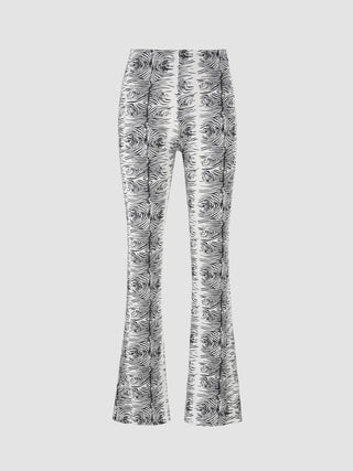 It's a Black and White Whorl Trousers