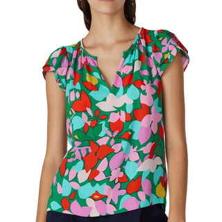 J.Crew - Hana Mildred Floral Coche Top