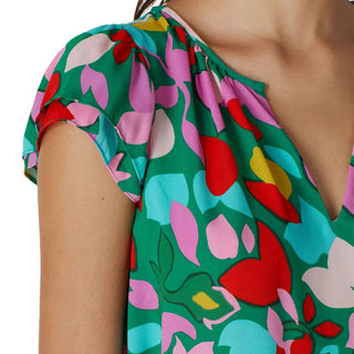 J.Crew - Hana Mildred Floral Coche Top