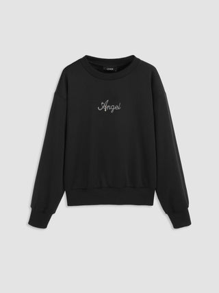 Jersey Angel Round Neck Sweatshirt