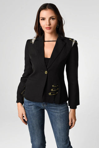 Kerensa Blazer Jacket (L / Black)