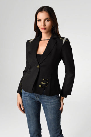 Kerensa Blazer Jacket (S / Black)