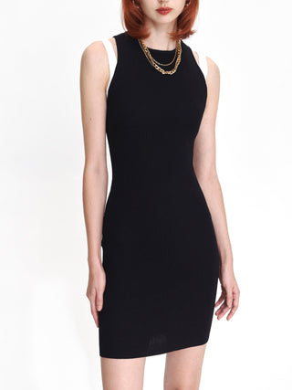 Knit Slim Sleeveless Dress