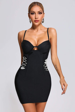 Korasa Mirror Mini Bandage Dress