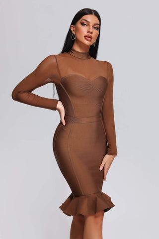 Lestie Midi Bandage Dress