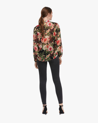 LILYSILK X MIM Floral 2 in 1 Silk Blouse