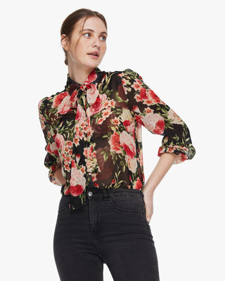 LILYSILK X MIM Floral 2 in 1 Silk Blouse