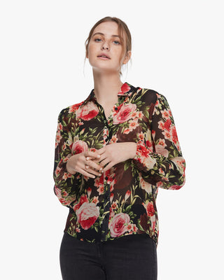 LILYSILK X MIM Floral 2 in 1 Silk Blouse