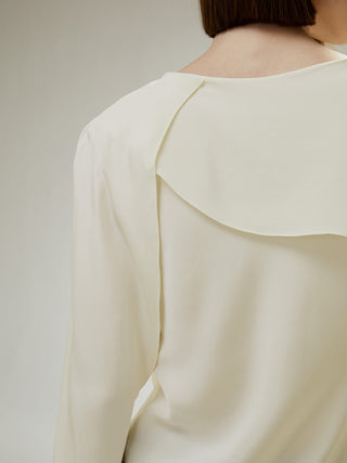 Loukea Silk Wrap Blouse