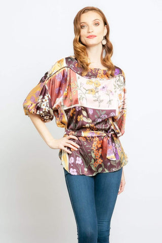 Magda Blouse - Botanical Bloom