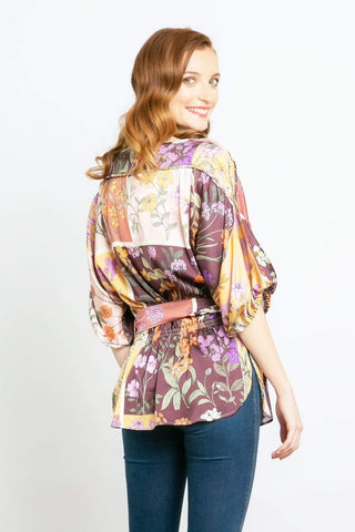 Magda Blouse - Botanical Bloom