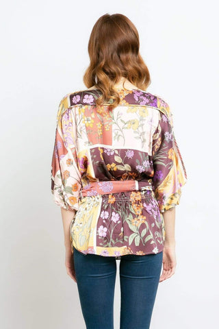 Magda Blouse - Botanical Bloom