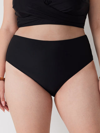 Mid Waist Bikini Bottom Curve & Plus