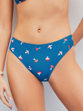 Mushroom Pattern Bikini Bottom