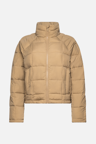 the puffer jacket in khaki