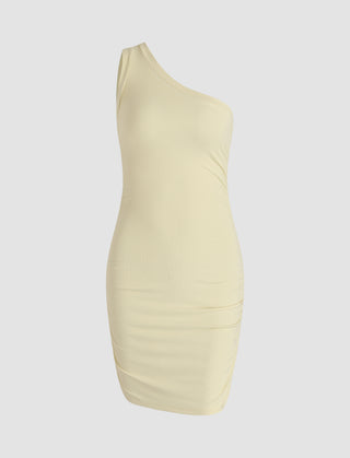 One Shoulder Bodycon Mini Dress