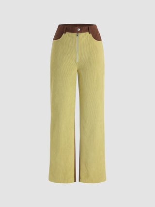 Patchy Corduroy Pants