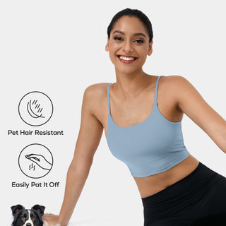 Patitoff® Pet Hair Resistant Workout Cropped Cami