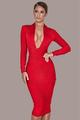 Persephone Bandage Dress (XL / Red)