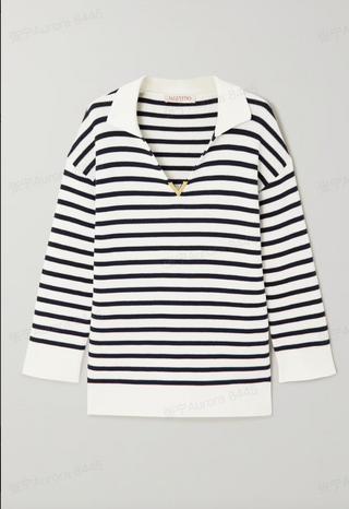 Polo Long Sleeve Stripe Sweatshirt