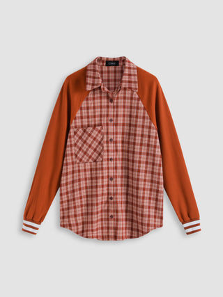 Red Plaid Pattern Jacket