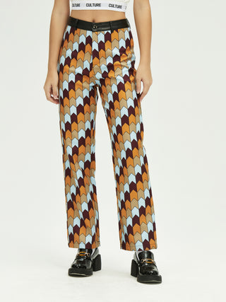 Retro All Over Print Pants