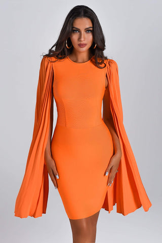 Ronaldette Bandage Dress In (L / Orange)