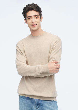 Round Neck Cashmere Sweater for Men