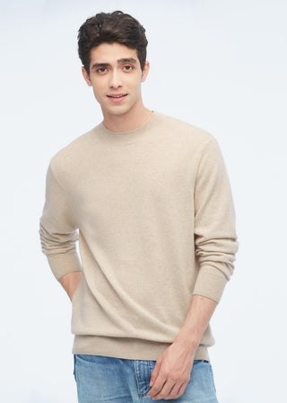 Round Neck Cashmere Sweater for Men