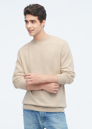 Round Neck Cashmere Sweater for Men