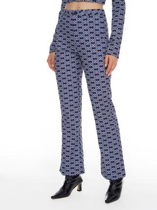 Rowdy and Retro Patterned Trousers