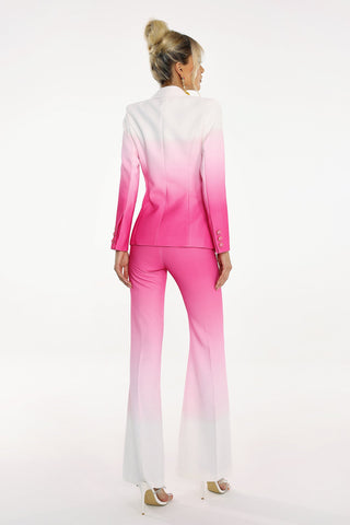 Schelby Gradient Blazer Set (L / Pink)