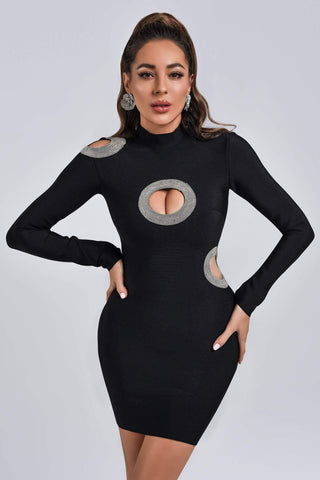 Shanice Cutout Mini Bandage Dress