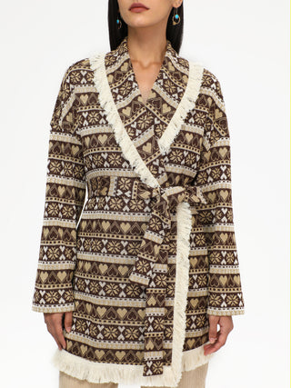 Ski Trip Patterned Coat