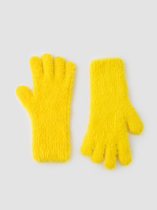 Solid Fuzzy Gloves