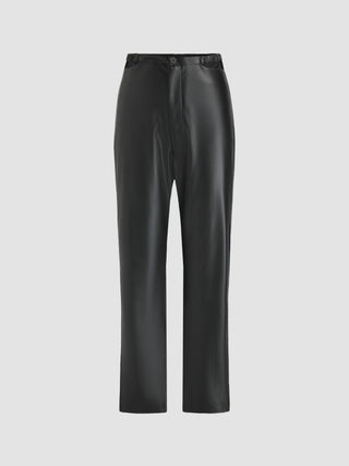 Solid Leather Trousers