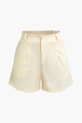 Solid Shorts (XL / BEIGE)