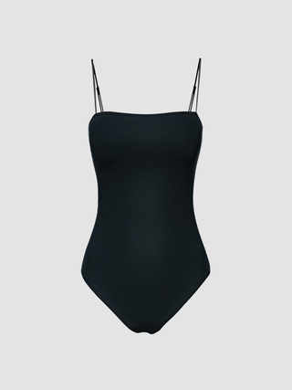 Solid Square Neck Bodysuit