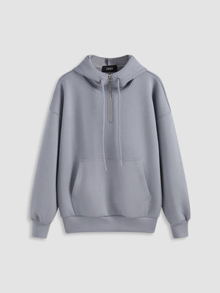 Solid Zipper Hoodie