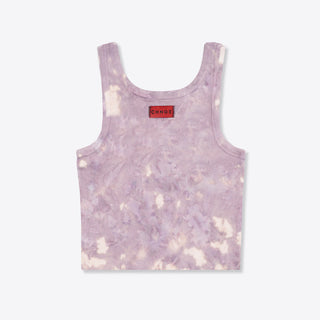 Sree Santhosh Marble Tie Dye Logo Ribbed Tank