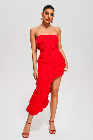 Sucia Strapless Midi Dress