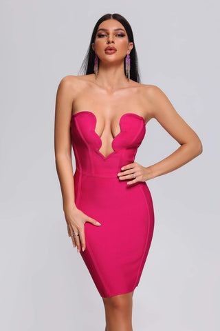 Temaie Strapless Mini Bandage Dress