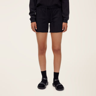 Terry Cotton Blend Sweatshorts (Black / S)