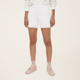 Terry Cotton Blend Sweatshorts (Off White / S)