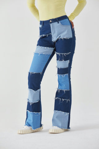 That's So 70s Patchwork Jeans