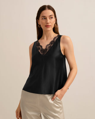 The Armeria Lace Tank (Black / 4)