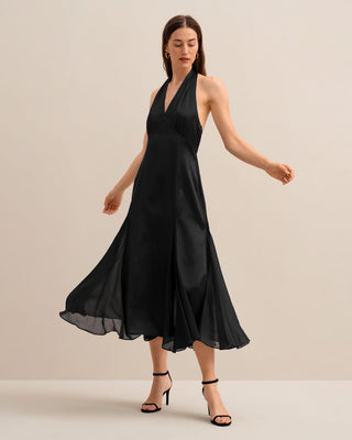 The Aster Dress (Black / 8)